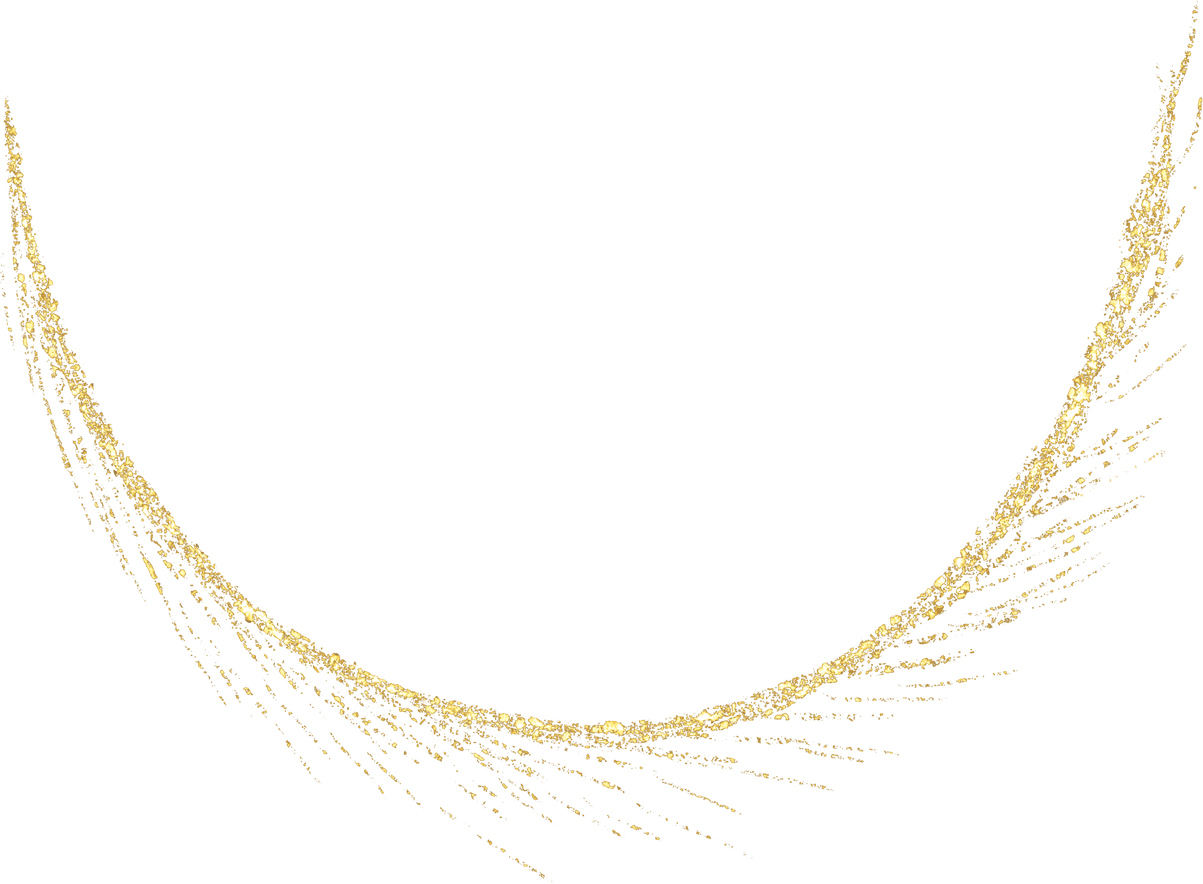 gold glitter curve